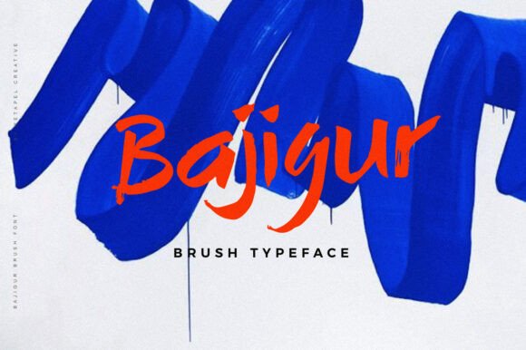 Bajigur: Bold Display Font