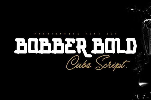 Bobber Bold Cubs Script Font