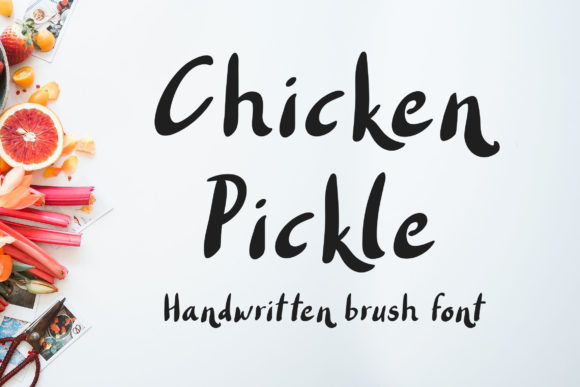 Chicken Pickle Font for Web Design
