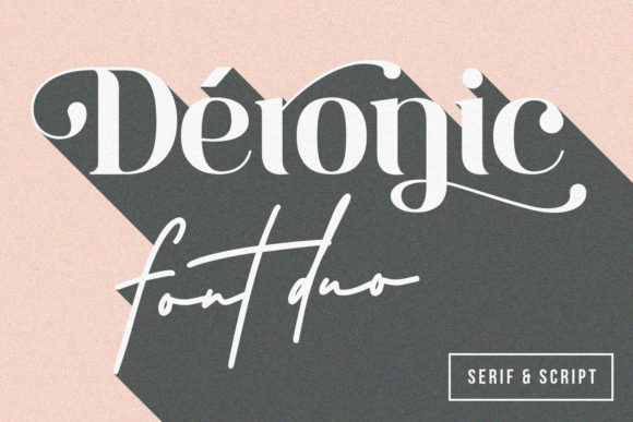Deronic: A Premium Display Font