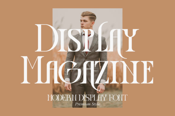Display Magazine Font for Business
