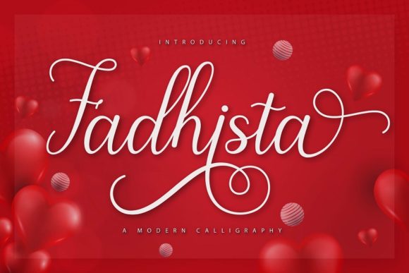 Fadhista Font: Elegant Script for Creative Projects