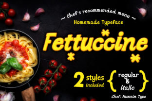 Fettuccine Font for Creative Brands