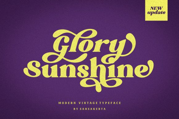 Glory Sunshine Font Review