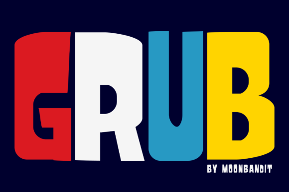 Grub: A Bold Font for Business Branding