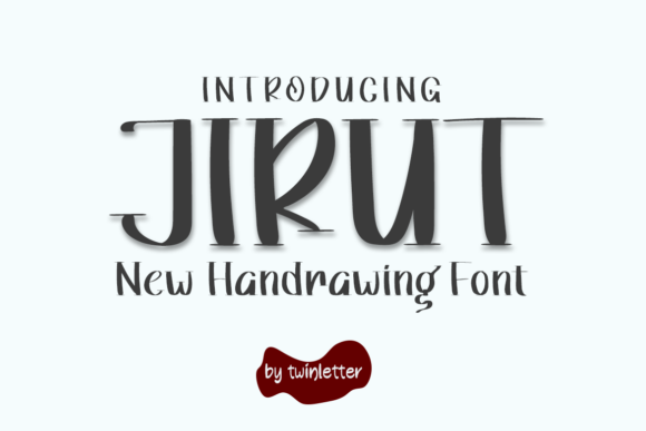 Jirut: A Display Font for Creative Projects