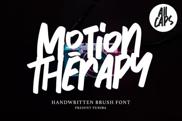 Motion Therapy Font for Creative Projects