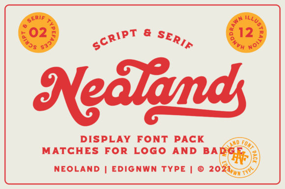 Neoland Font for Creative Projects