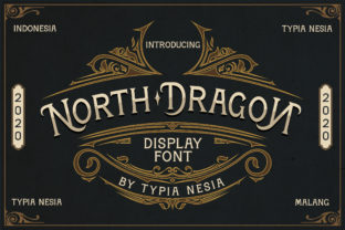 North Dragon Font for Creative Design