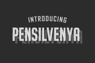 Pensilvanya Font for Business Branding