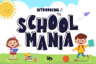 School Mania Font for Creative Campaigns