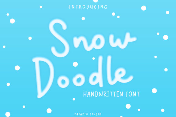 Snow Doodle Font for Creative Projects