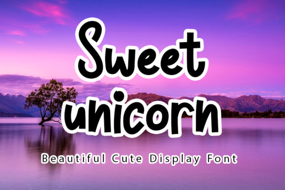Sweet Unicorn Font for Creative Projects
