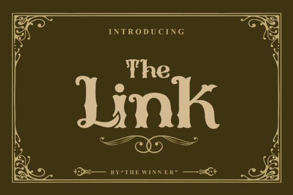 TheLink Font: Vintage Aesthetic for Web Design