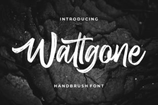 Wattgone Font: Urban Style for Digital Design
