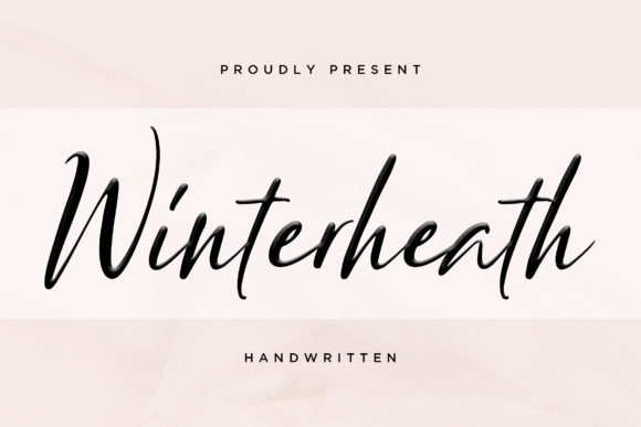 Winterheart: A Luxurious Font for Creative Campaigns